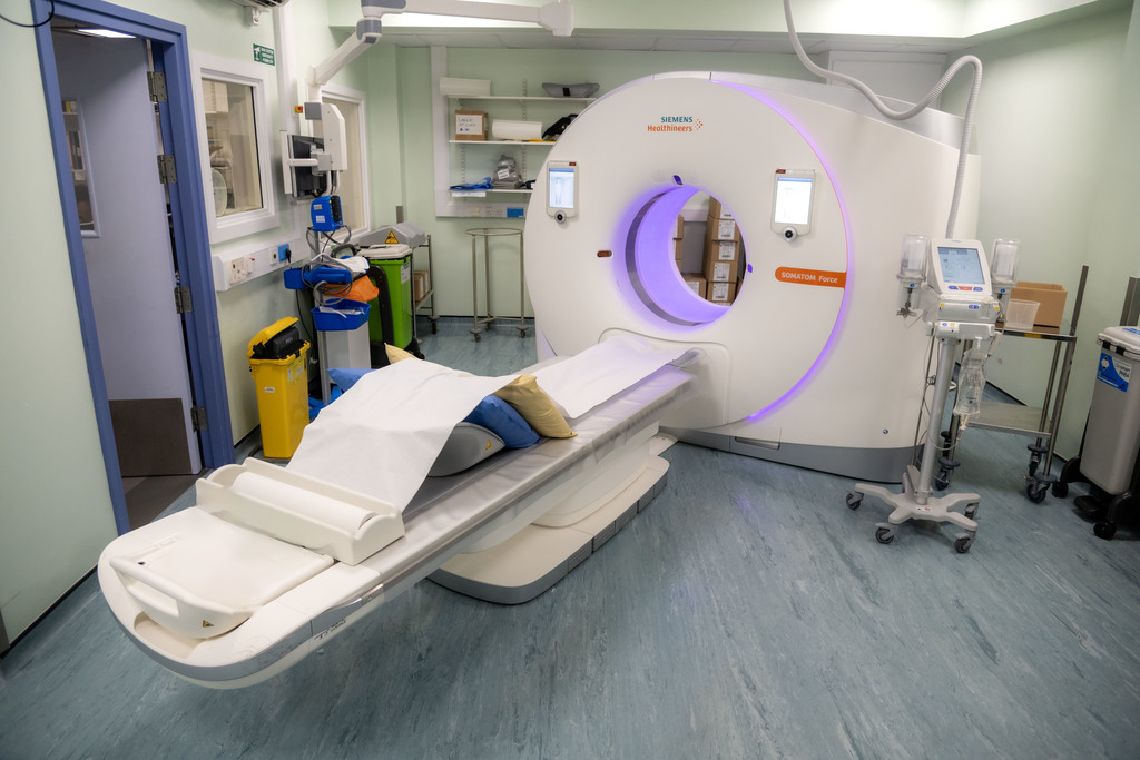 A photo of one of the machines in our radiology unit.