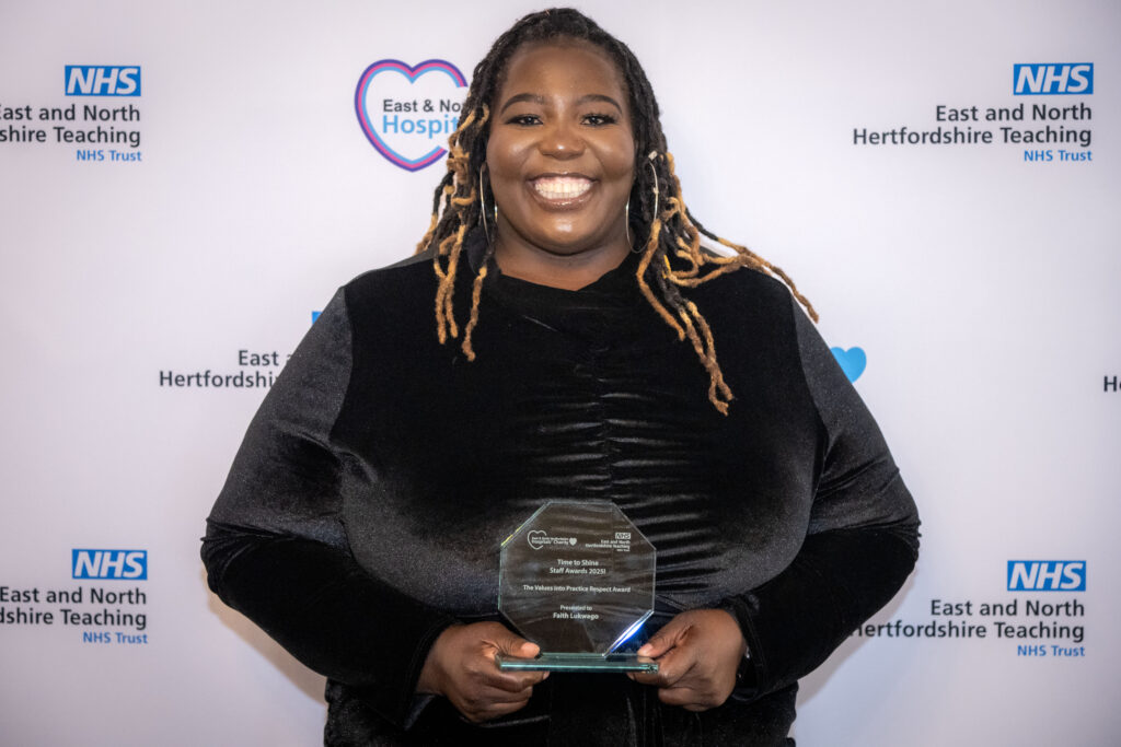 An image of Faith, a 2025 Staff Awards winner.