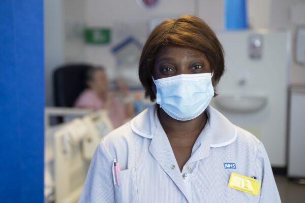 Nurse working during Covid