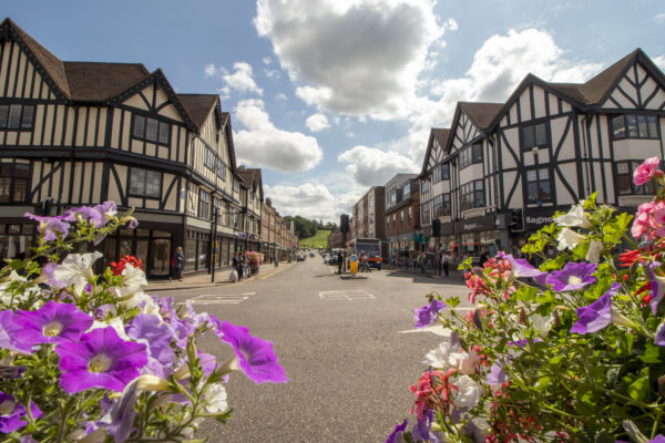 Hitchin town centre